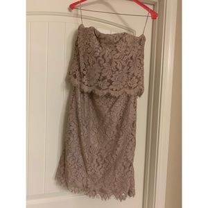 Revolve, strapless dress